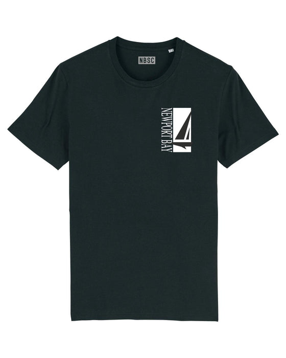 NEWPORT BAY SAILING CLUB BLACK RACER T SHIRT
