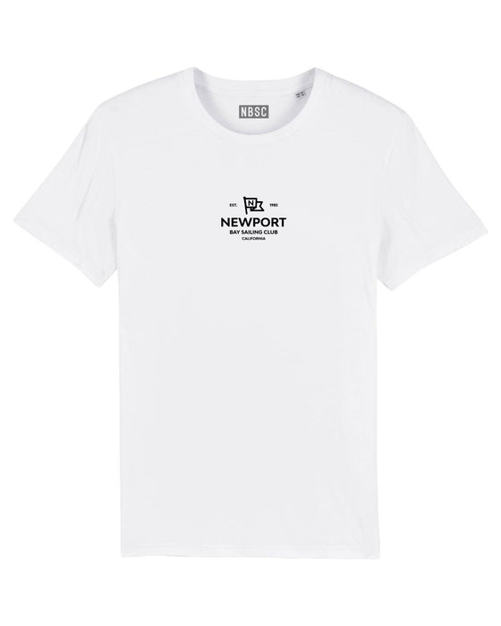 NEWPORT BAY SAILING CLUB WHITE BAY T SHIRT
