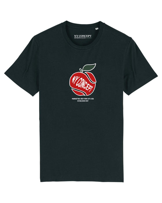 NY CONCEPT APPLE T SHIRT BLACK