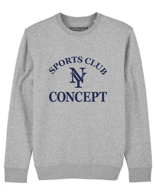  NY CONCEPT ARCH CREW NECK SWEATER GREY