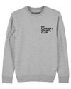 NY CONCEPT BASKETBALL BACK PRINT CREW NECK SWEATER GREY