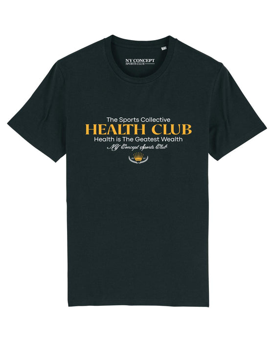NY CONCEPT HEALTH CLUB T SHIRT BLACK