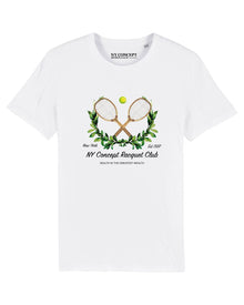  NY CONCEPT RACQUET  CLUB T SHIRT WHITE
