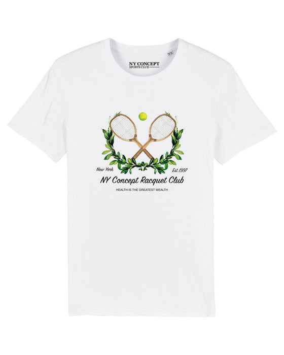 NY CONCEPT RACQUET  CLUB T SHIRT WHITE