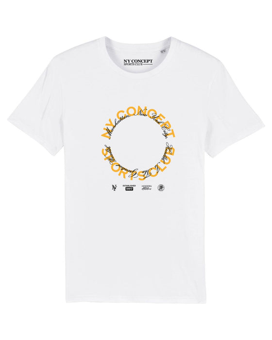 NY CONCEPT ROTATION T SHIRT WHITE
