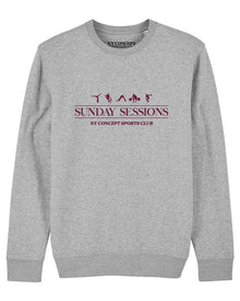  NY CONCEPT SESSIONS CREW NECK SWEATER GREY