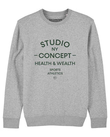  NY CONCEPT STUDIO CREW NECK SWEATER GREY