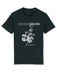  COMMON KOLLECTIV BLACK ROSE T SHIRT BLACK