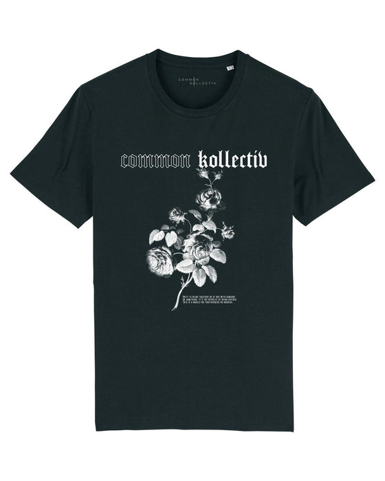 COMMON KOLLECTIV BLACK ROSE T SHIRT BLACK