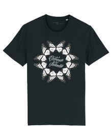  COMMON KOLLECTIV BUTTERFLY T SHIRT BLACK