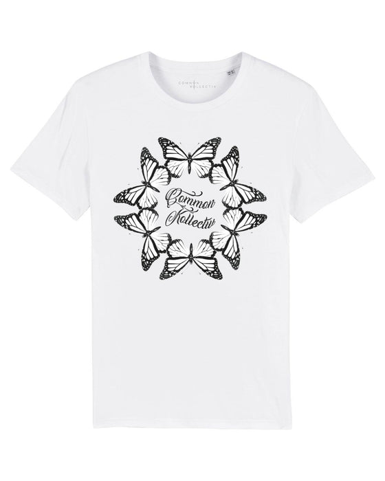 COMMON KOLLECTIV BUTTERFLY T SHIRT WHITE