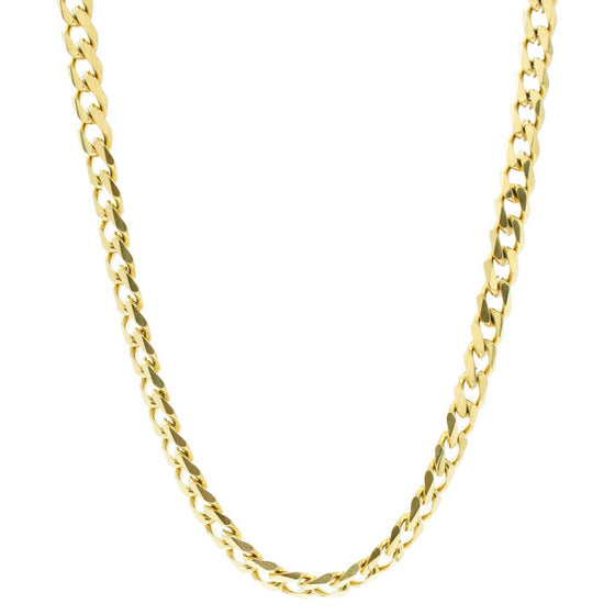 AWAKEN THE ROSE Cuban Chain 5mm 14Kt Gold Plated