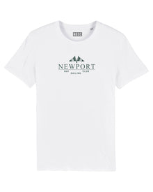  NEWPORT BAY SAILING CLUB FLAG WHITE T SHIRT