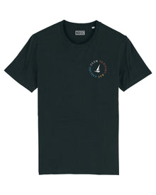  NEWPORT BAY SAILING CLUB LOGO BLACK T SHIRT