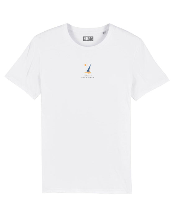 NEWPORT BAY SAILING CLUB WHITE BOAT T SHIRT