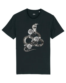  274 SNAKE FRONT T SHIRT BLACK