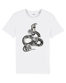  274 SNAKE FRONT T SHIRT WHITE