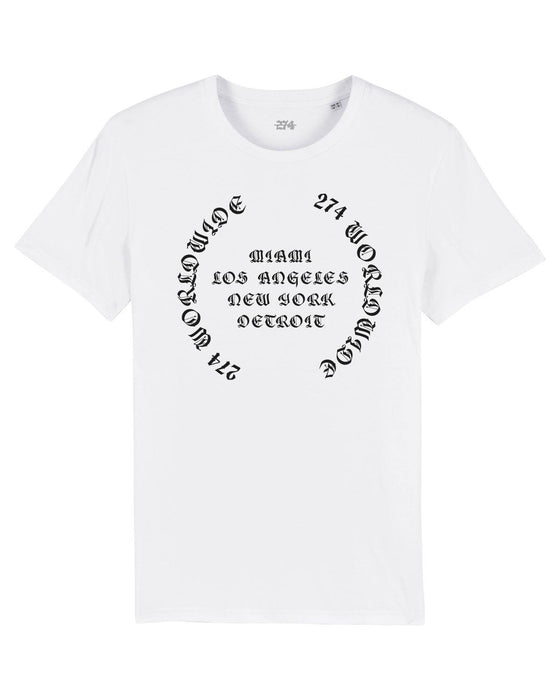 274 WORLDWIDE T SHIRT WHITE