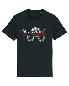  COMMON KOLLECTIV SNAKE T SHIRT BLACK
