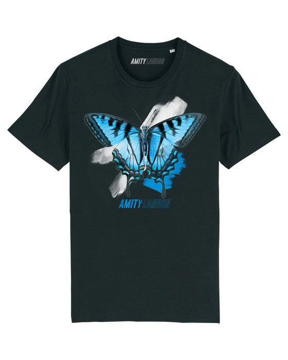 AMITY BUTTERFLY T SHIRT BLACK