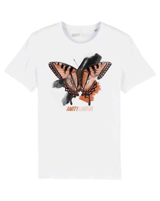 AMITY BUTTERFLY T SHIRT WHITE