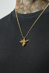 AWAKEN THE ROSE Angel Pendant 14Kt Gold Plated Angel Pendant 14Kt Gold Plated