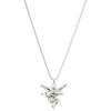 AWAKEN THE ROSE Angel Pendant Silver