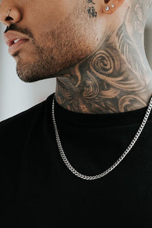  AWAKEN THE ROSE Cuban Chain 5mm - Silver