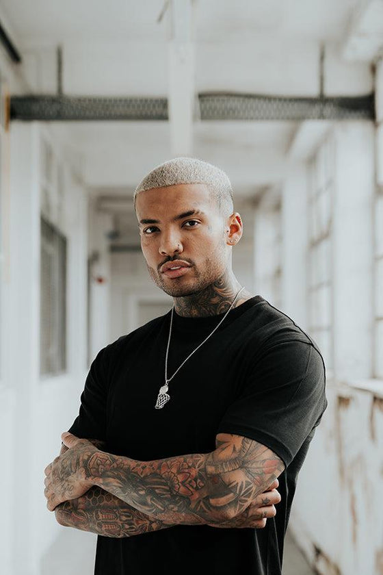 AWAKEN THE ROSE Basketball Pendant Silver