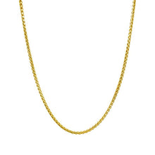  AWAKEN THE ROSE Curb Wheat Chain 14Kt Gold Plated