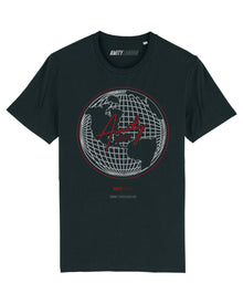  AMITY GLOBE T SHIRT BLACK