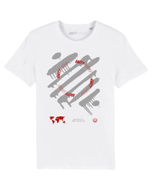  AMITY PAINT T SHIRT WHITE
