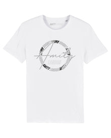  AMITY SCRIPT T SHIRT WHITE
