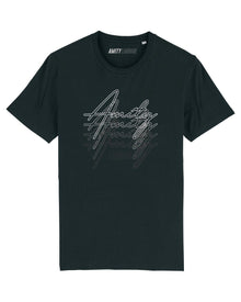  AMITY STACKED T SHIRT BLACK