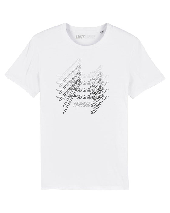 AMITY STACKED T SHIRT WHITE