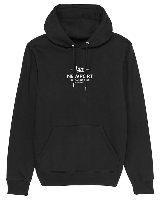 NEWPORT BAY SAILING CLUB BAY LOGO HOODIE BLACK