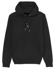  NEWPORT BAY SAILING CLUB BOAT LOGO HOODIE BLACK