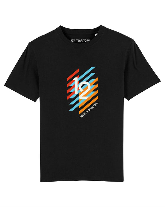 12TH TERRITORY CHEVRON BLACK T SHIRT