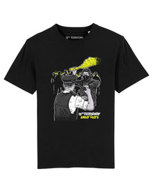  12TH TERRITORY BRUTALITY YELLOW BLACK T SHIRT