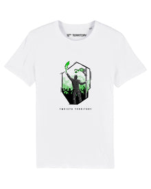  12TH TERRITORY FLARE GREEN WHITE T SHIRT