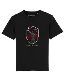  12TH TERRITORY FLARE RED BLACK T SHIRT