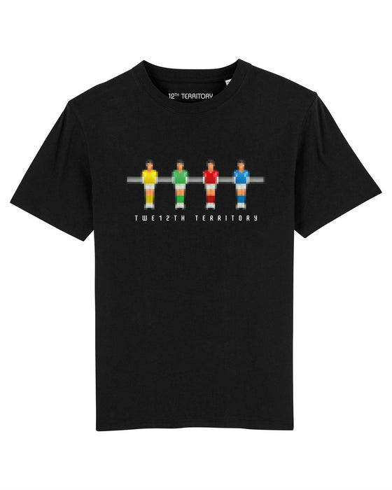 12TH TERRITORY FOOSBALL BLACK T SHIRT