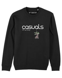  12TH TERRITORY CASUALS CREW SWEATER BLACK