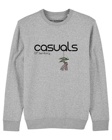  12TH TERRITORY CASUALS CREW SWEATER GREY