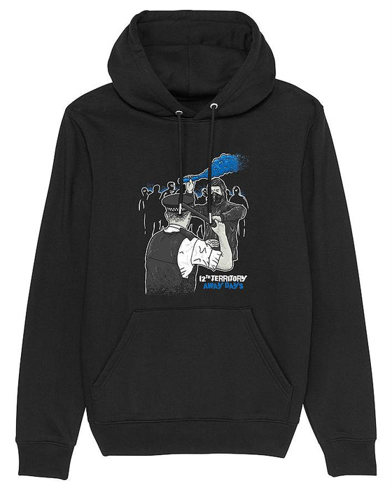 12TH TERRITORY BRUTALITY BLACK BLUE HOOD