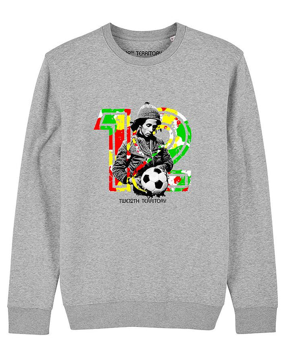 12TH TERRITORY BOB CREW SWEATER GREY