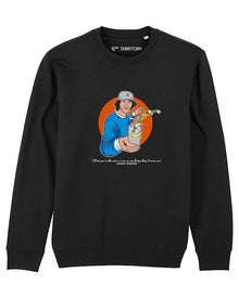  12TH TERRITORY LIAM CREW SWEATER BLACK