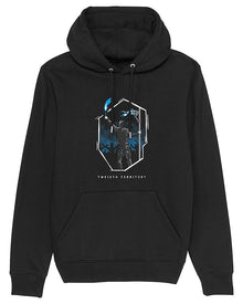  12TH TERRITORY FLARE HOOD BLACK BLUE