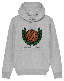  12TH TERRITORY WREATH HOOD GREY
