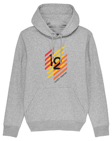  12TH TERRITORY CHEVRON HOOD GREY